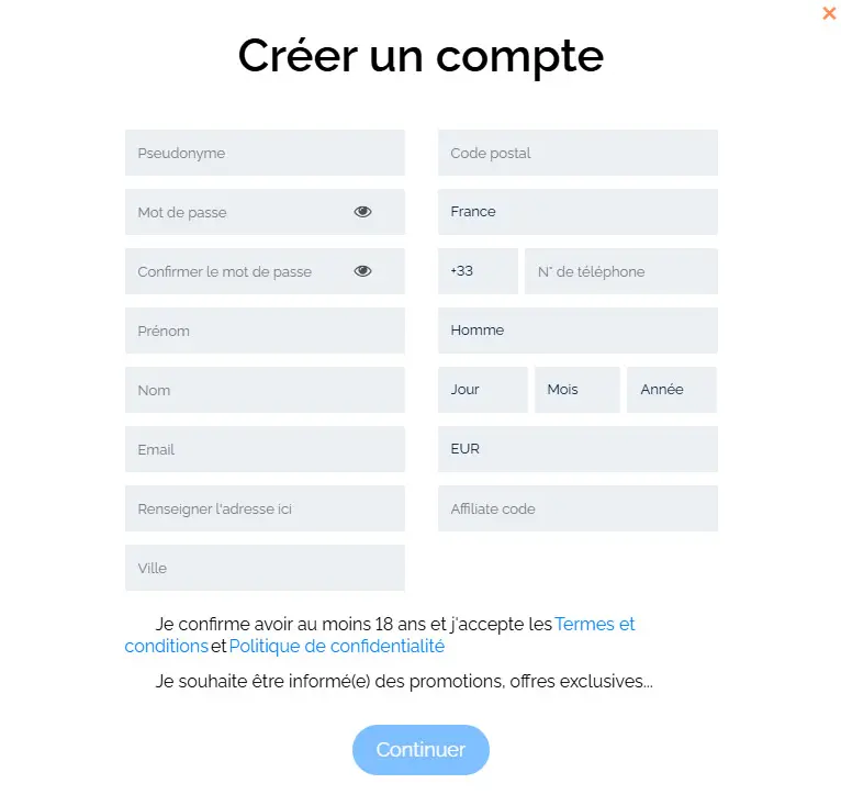 PlayWise365 Casino registration process (India)